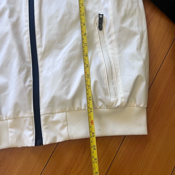 Nautica Zip Up Jacket Mens Small Blue White Stretch Water Resistance - Picture 9 of 9